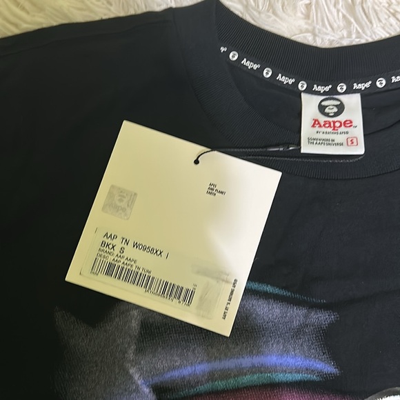 Aape By A Bathing Ape Spray Paint Oversized Shirt - Picture 8 of 11